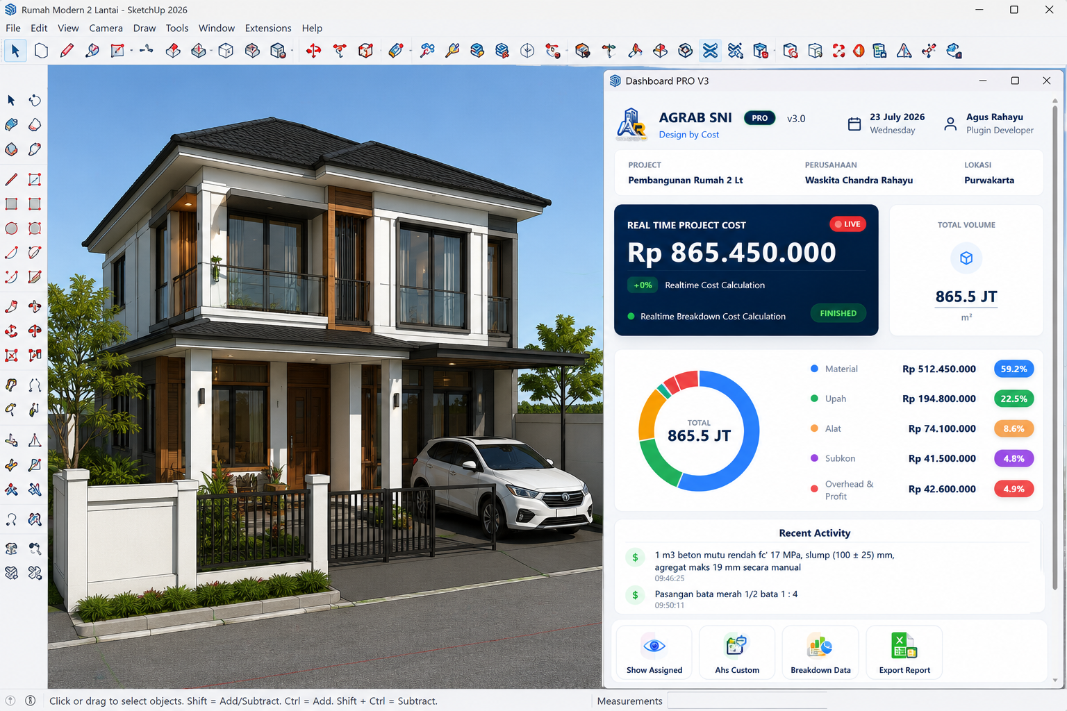 AGRAB SNI V3 Dashboard Preview