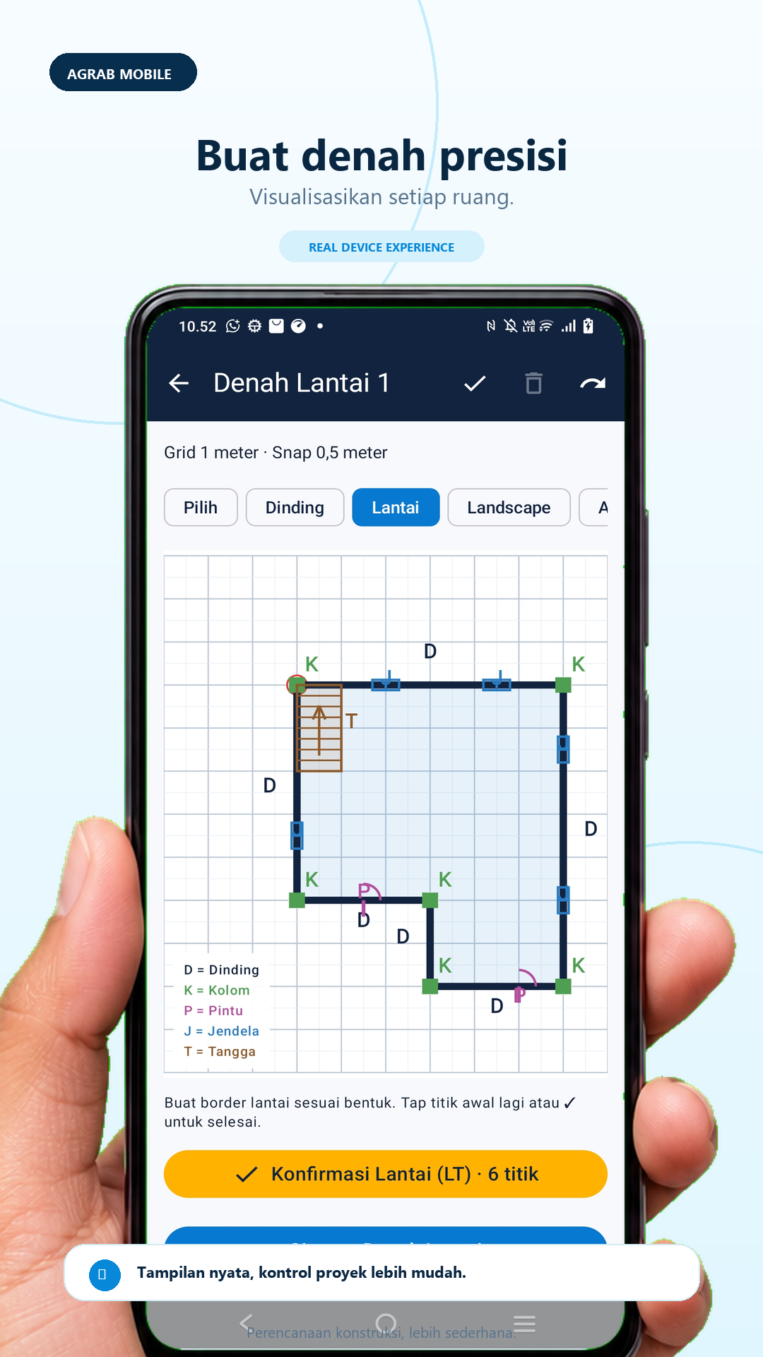 Denah Presisi AGRAB Mobile