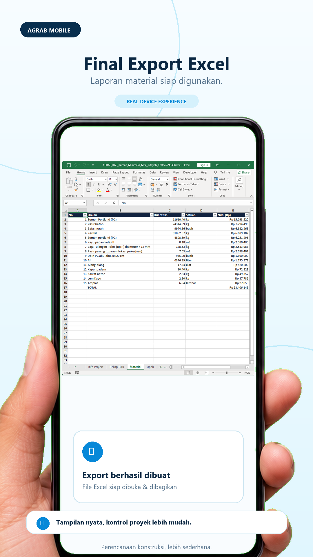 Export Excel